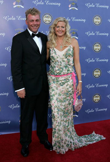 Darren Clarke and Heather Clarke