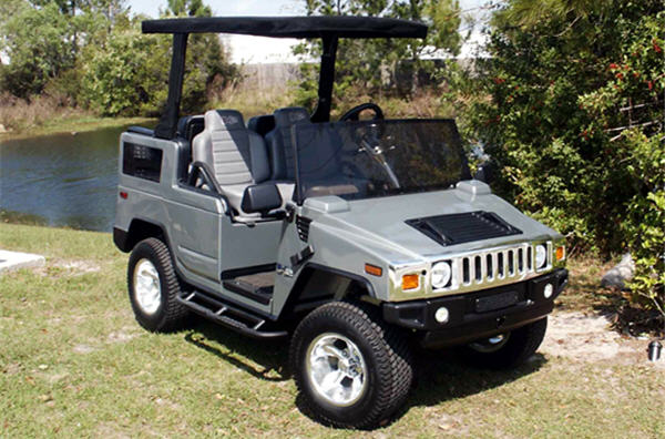 tiger woods golf cart